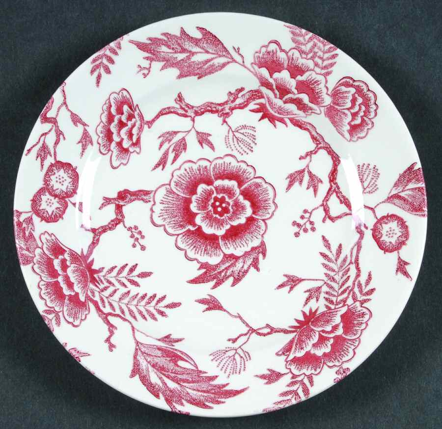 Pink Tradition Bread & Butter Plate by Royal (USA)-1