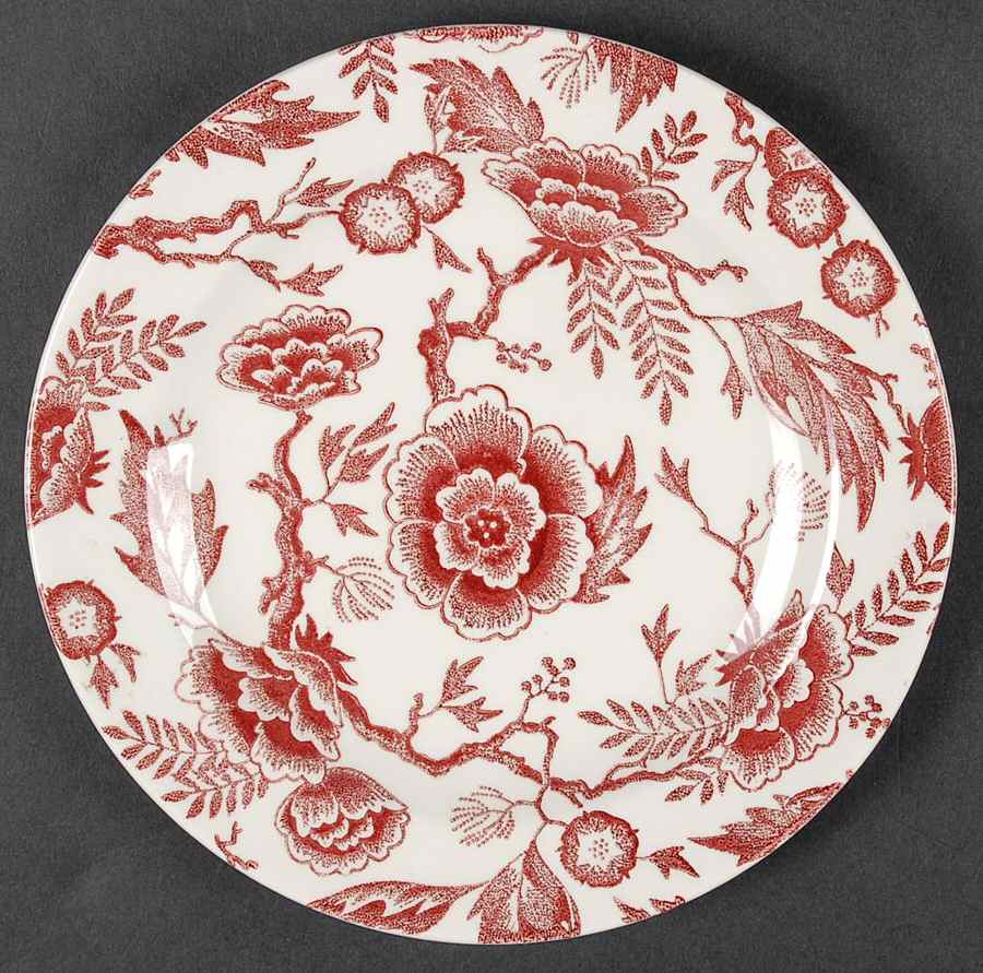 Pink Tradition Salad Plate by Royal (USA)-1