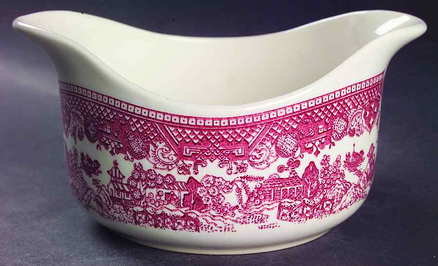 Pink Willow Gravy Boat by Royal (USA)-1