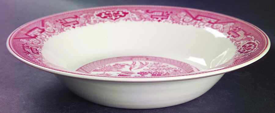 Pink Willow 9" Round Vegetable Bowl by Royal (USA)-1