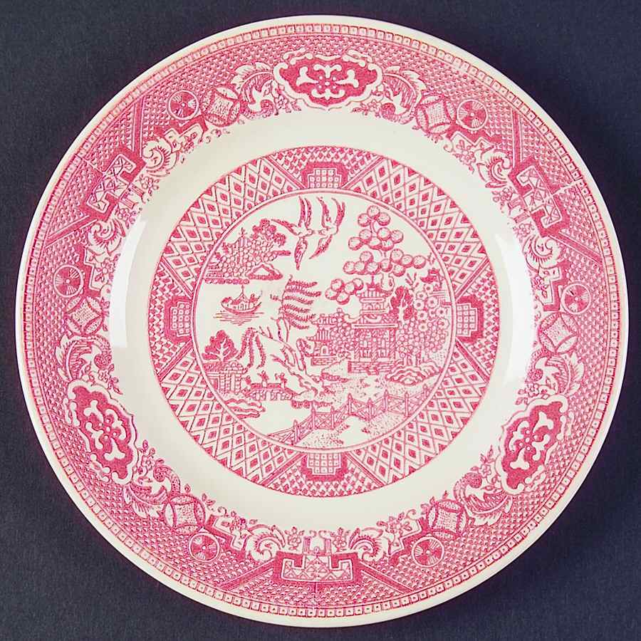 Pink Willow Bread & Butter Plate by Royal (USA)-1