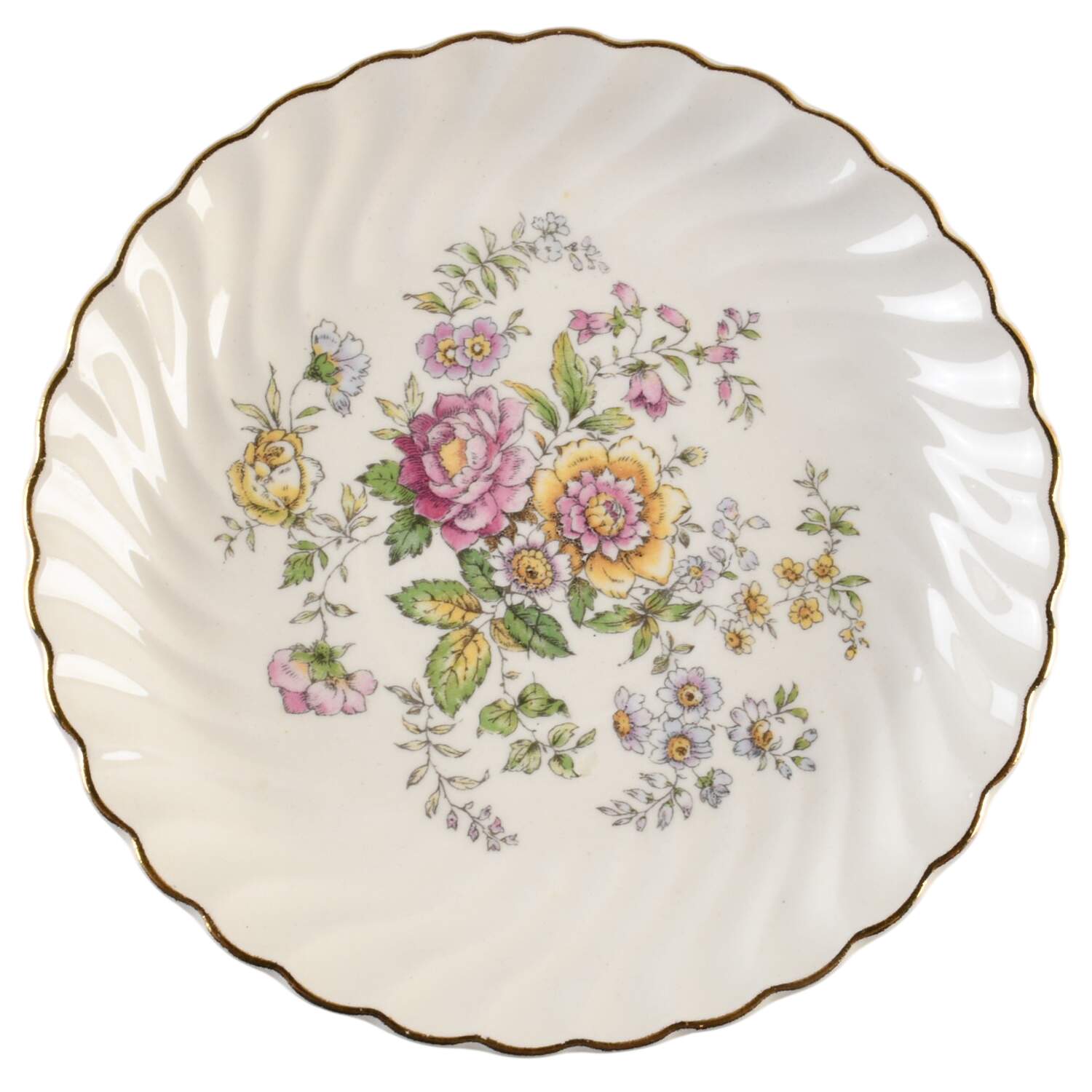 Princess Pat Gold(Gold Trim) Saucer by Royal (USA)-1