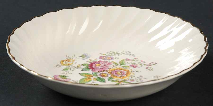 Princess Pat Gold(Gold Trim) Fruit/Dessert (Sauce) Bowl by Royal (USA)-1