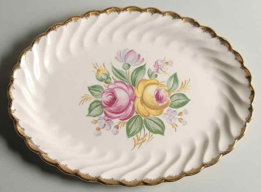 Quban Royal 13" Oval Serving Platter by Royal (USA)-1