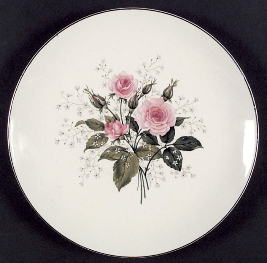 Queen's Rose Dinner Plate by Royal (USA)-1