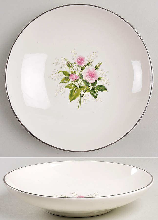 Queen's Rose Coupe Soup Bowl by Royal (USA)-1