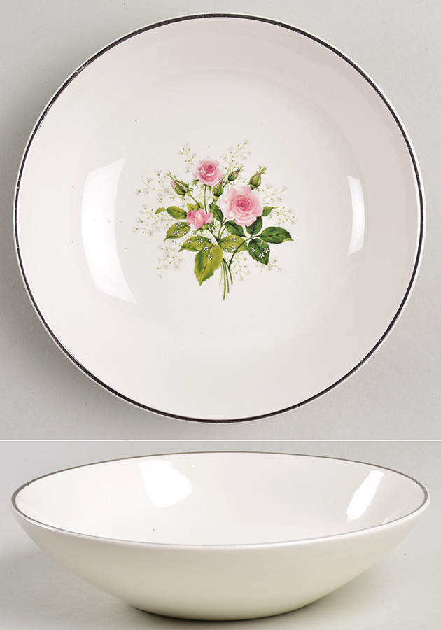 Queen's Rose Coupe Cereal Bowl by Royal (USA)-1