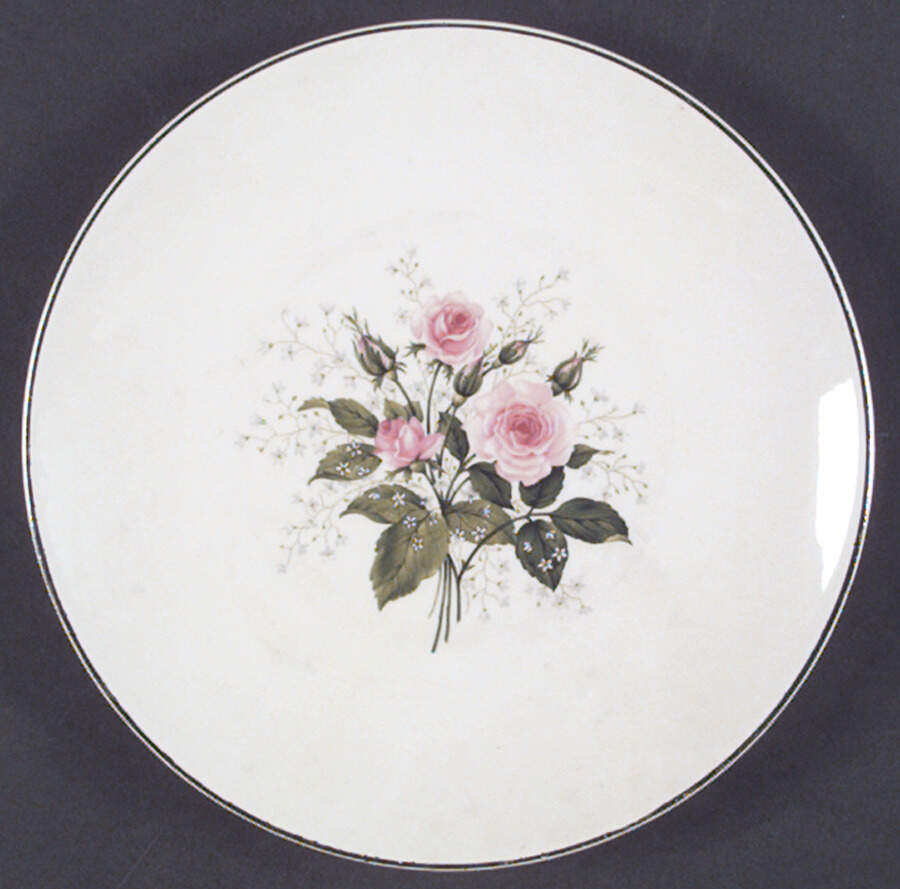Queen's Rose Salad Plate by Royal (USA)-1
