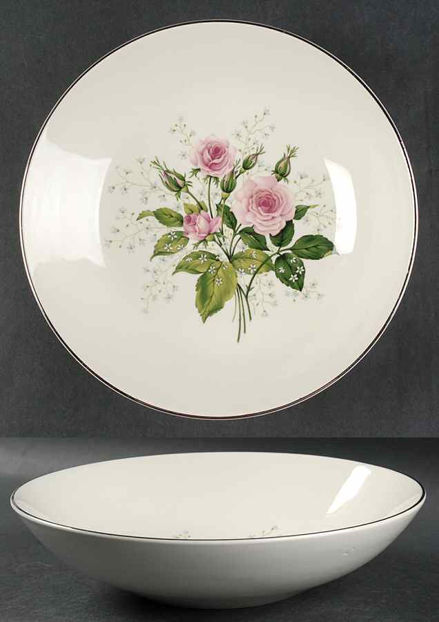 Queen's Rose 9" Round Vegetable Bowl by Royal (USA)-1