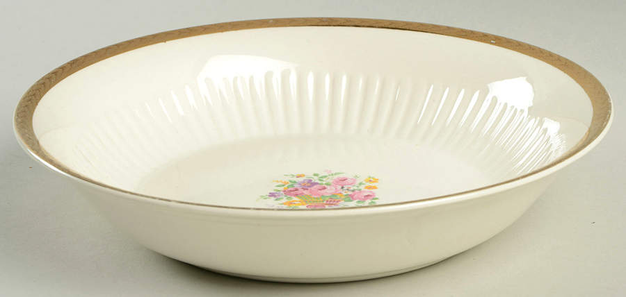 Royal Etch Gold 8" Round Vegetable Bowl by Royal (USA)-1