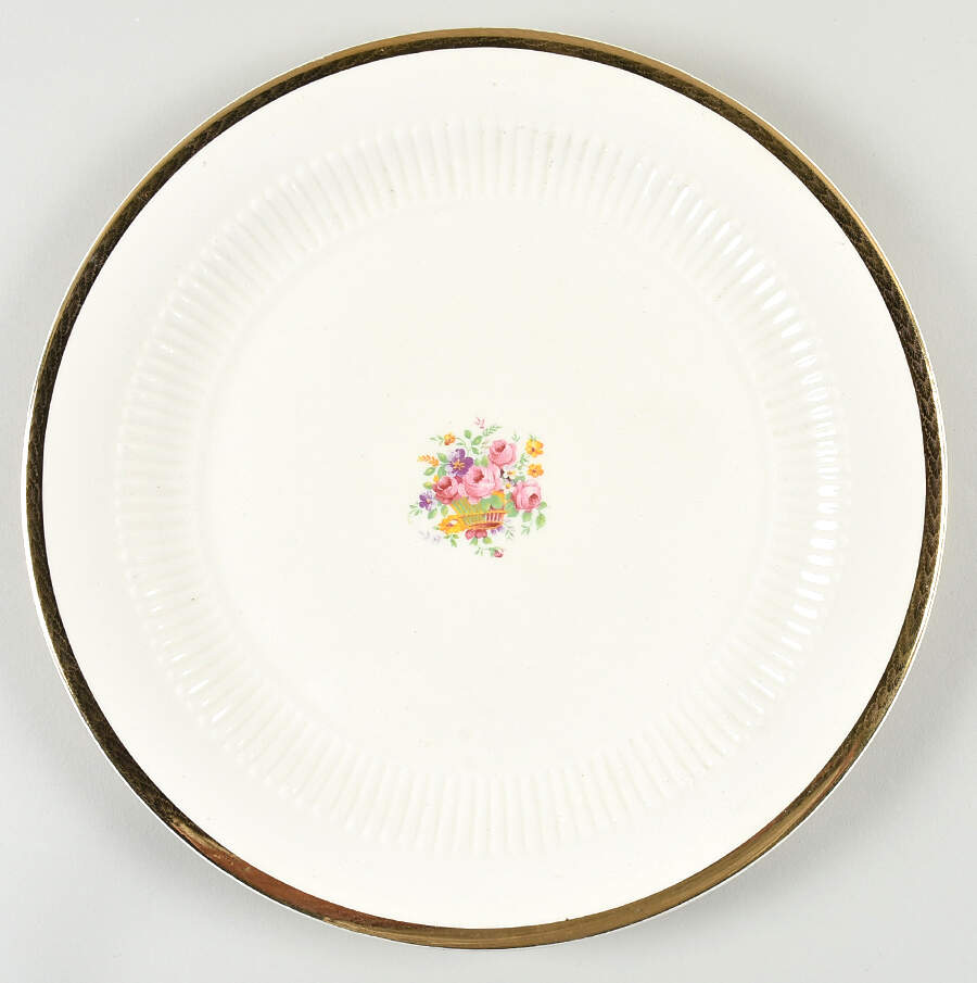 Royal Etch Gold 12" Chop Plate (Round Platter) by Royal (USA)-1