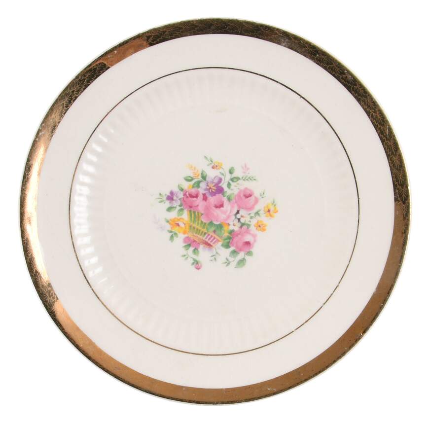 Royal Etch Gold Bread & Butter Plate by Royal (USA)-1