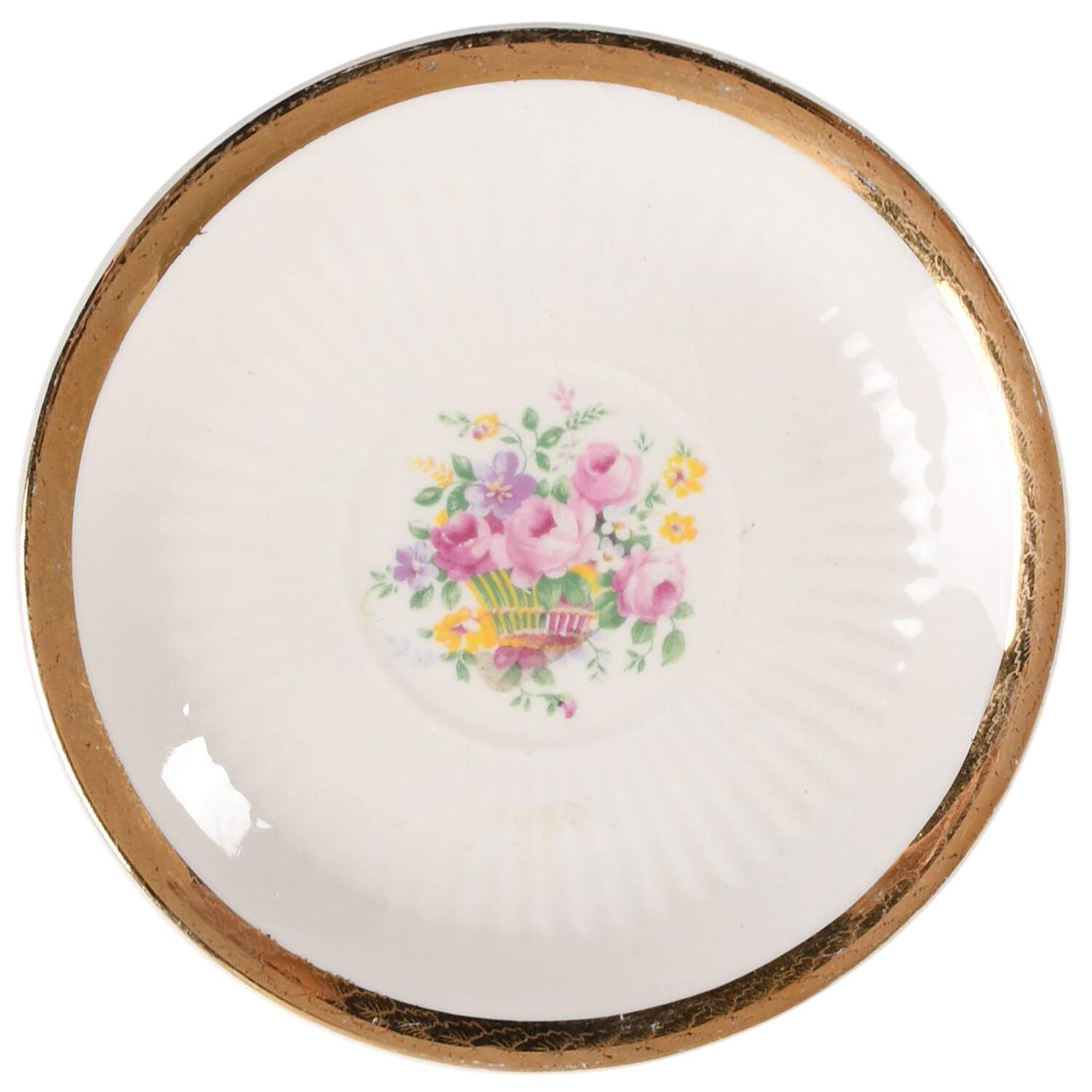 Royal Etch Gold Saucer by Royal (USA)-1