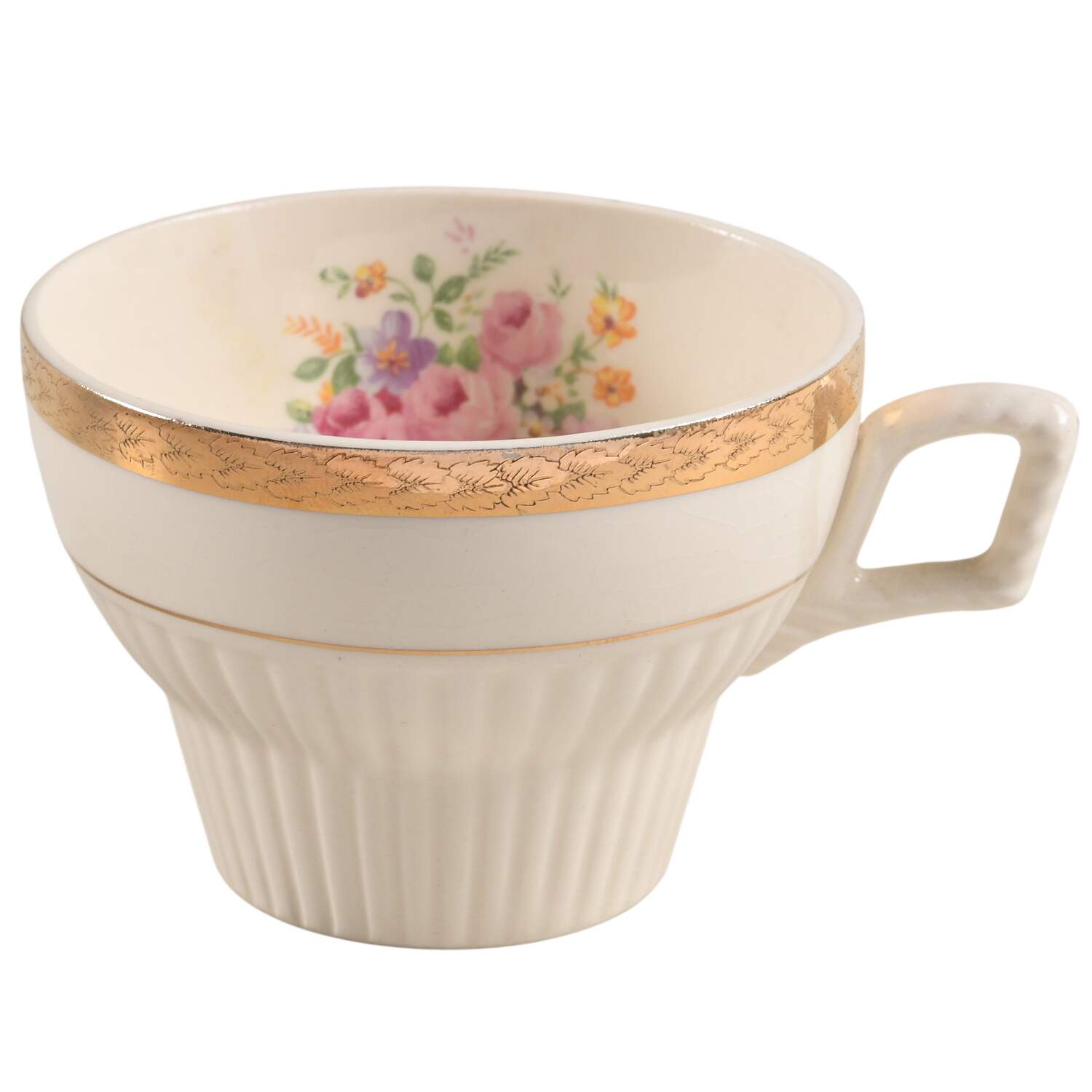 Royal Etch Gold Flat Cup by Royal (USA)-1