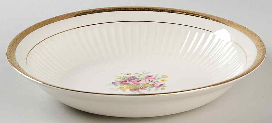 Royal Etch Gold Coupe Soup Bowl by Royal (USA)-1