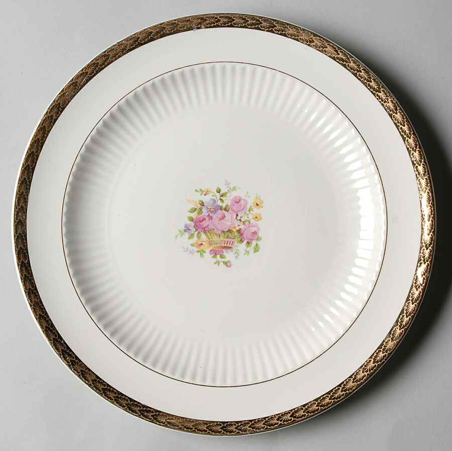 Royal Etch Gold Luncheon Plate by Royal (USA)-1