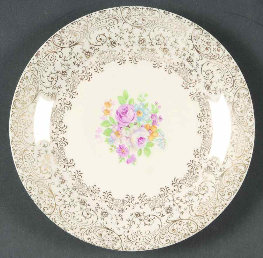 Rose Glory Saucer for Flat Cup by Royal (USA)-1