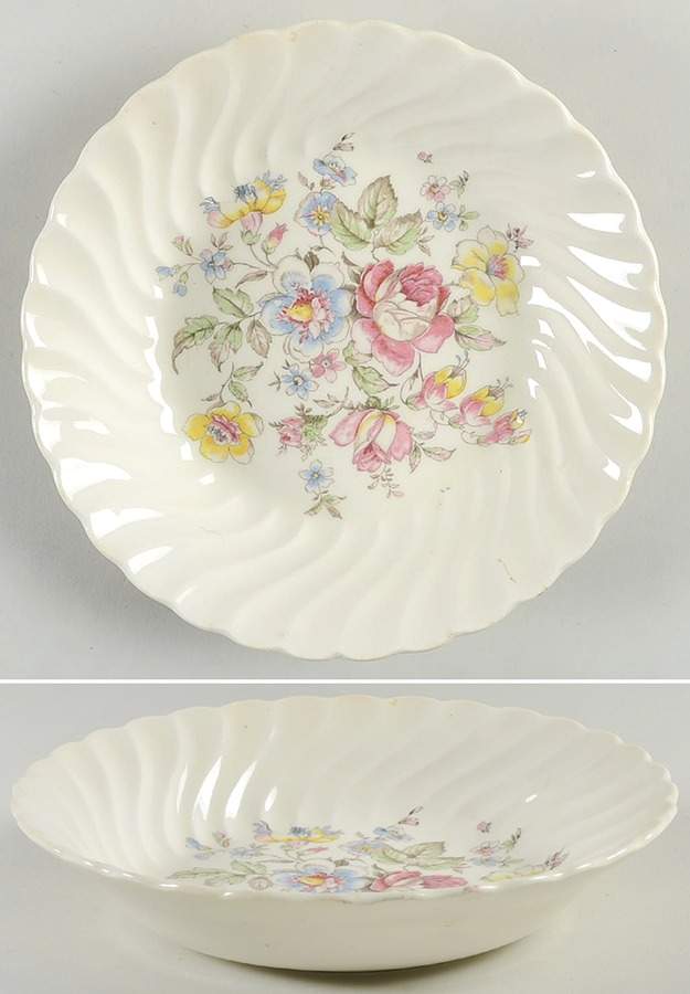 Romance (Floral Center) Coupe Soup Bowl by Royal (USA)-1