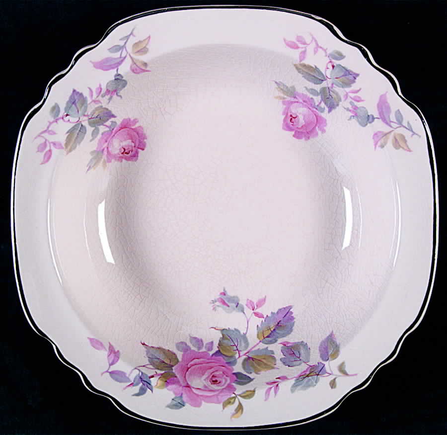 Rose Marie Rim Soup Bowl by Royal (USA)-1