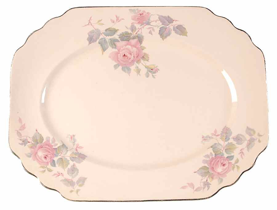 Rose Marie 13" Oval Serving Platter by Royal (USA)-1