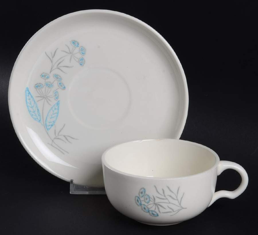 Royal Maytime Flat Cup & Saucer Set by Royal (USA)-1