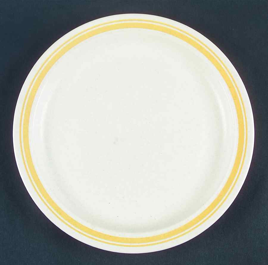 Rondo-P Yellow Dinner Plate by Royal (USA)-1