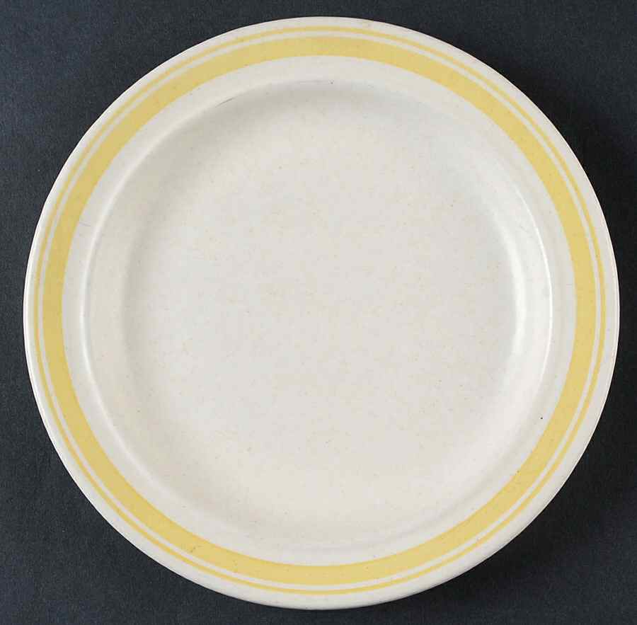 Rondo-P Yellow Salad Plate by Royal (USA)-1