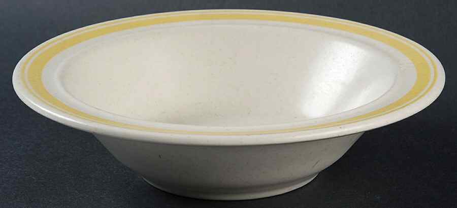 Rondo-P Yellow Rim Cereal Bowl by Royal (USA)-1