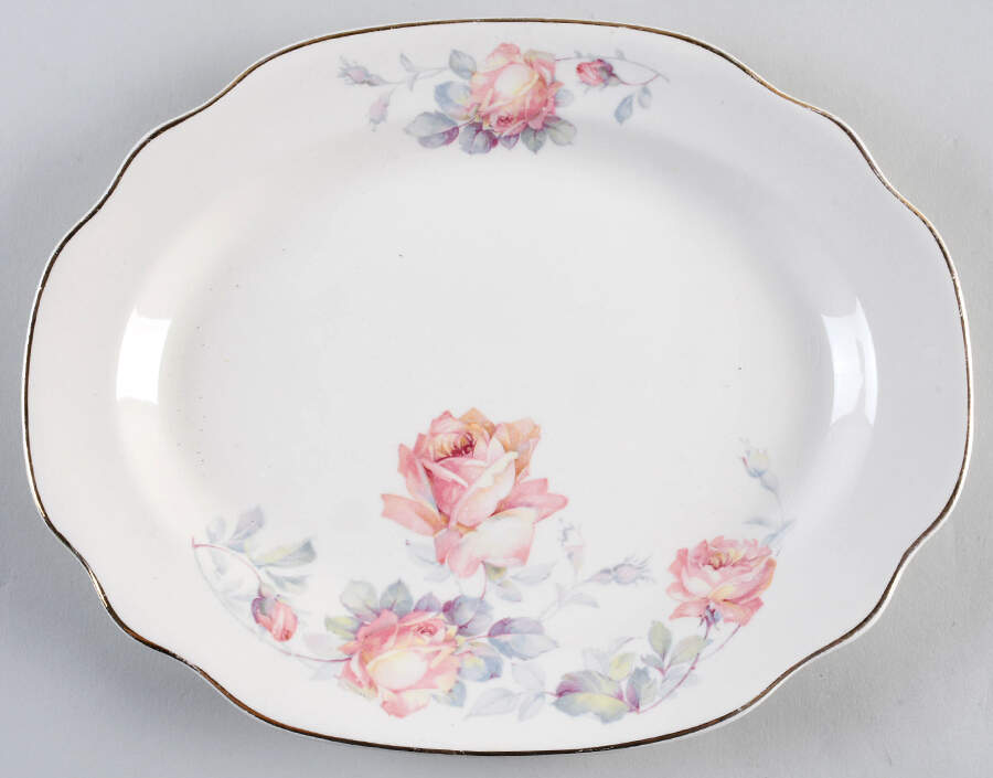 Rosemary 11" Oval Serving Platter by Royal (USA)-1