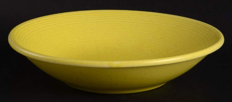 Royal Stone Yellow Coupe Soup Bowl by Royal (USA)-1