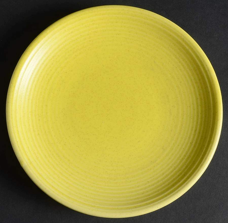 Royal Stone Yellow Bread & Butter Plate by Royal (USA)-1