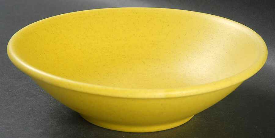 Royal Stone Yellow Coupe Cereal Bowl by Royal (USA)-1