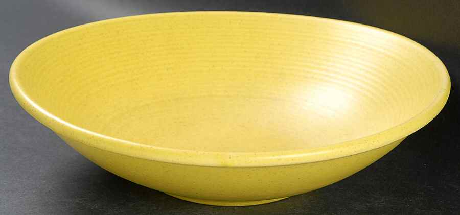 Royal Stone Yellow 9" Round Vegetable Bowl by Royal (USA)-1