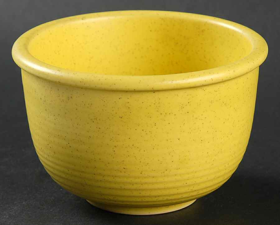 Royal Stone Yellow Sugar Bowl No Lid by Royal (USA)-1