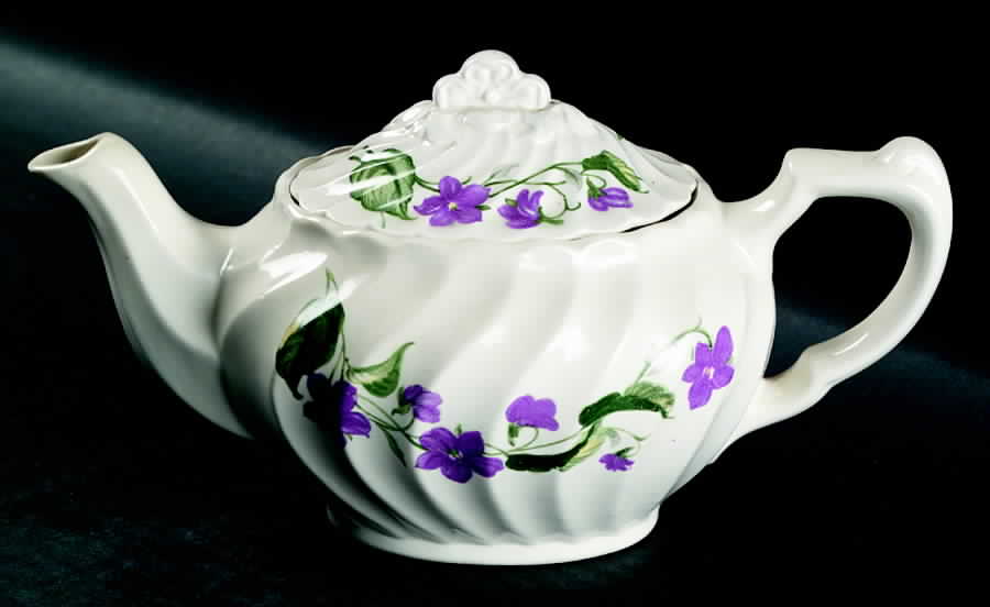 Royal Violet Teapot & Lid by Royal (USA)-1