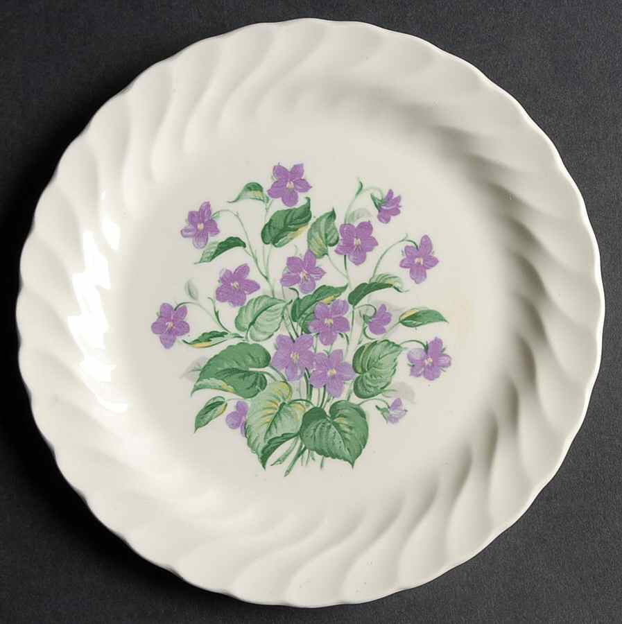 Royal Violet Bread & Butter Plate by Royal (USA)-1