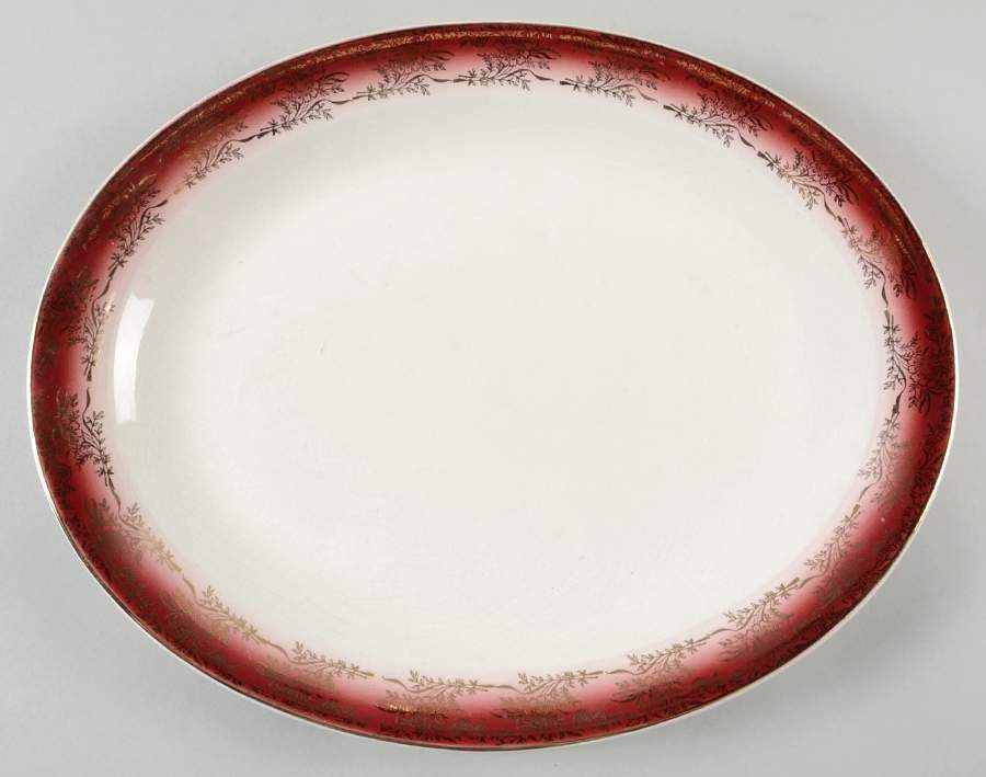 RYL12 13" Oval Serving Platter by Royal (USA)-1