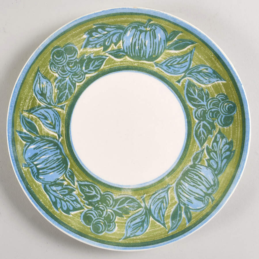 Blue Apple Dinner Plate by Royal (USA)-1
