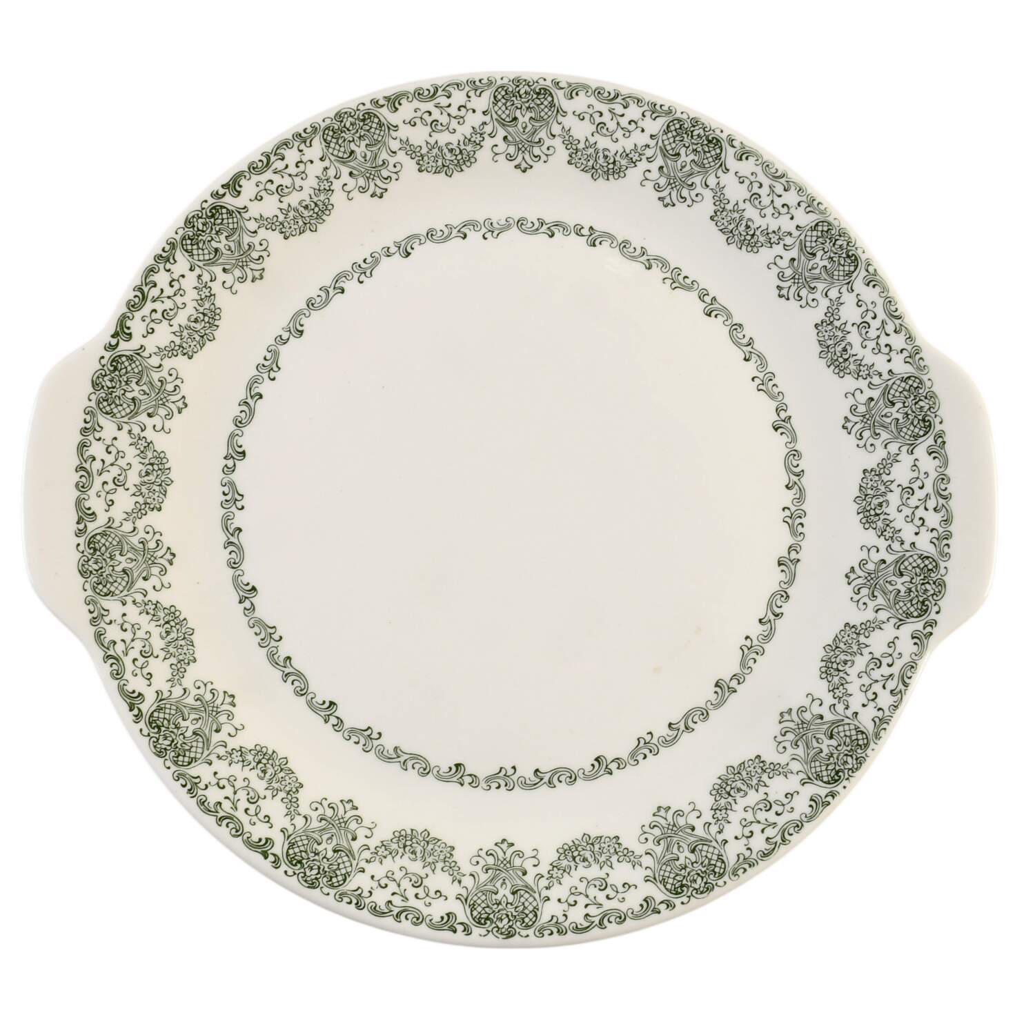 RYL48 (USA) Handled Cake Plate by Royal (USA)-1