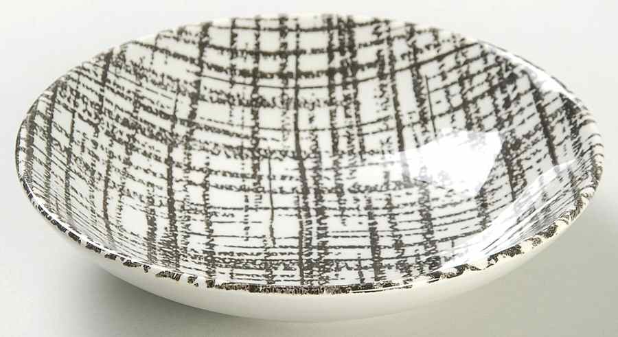 Tweed (Brown Woven) Fruit/Dessert (Sauce) Bowl by Royal (USA)-1