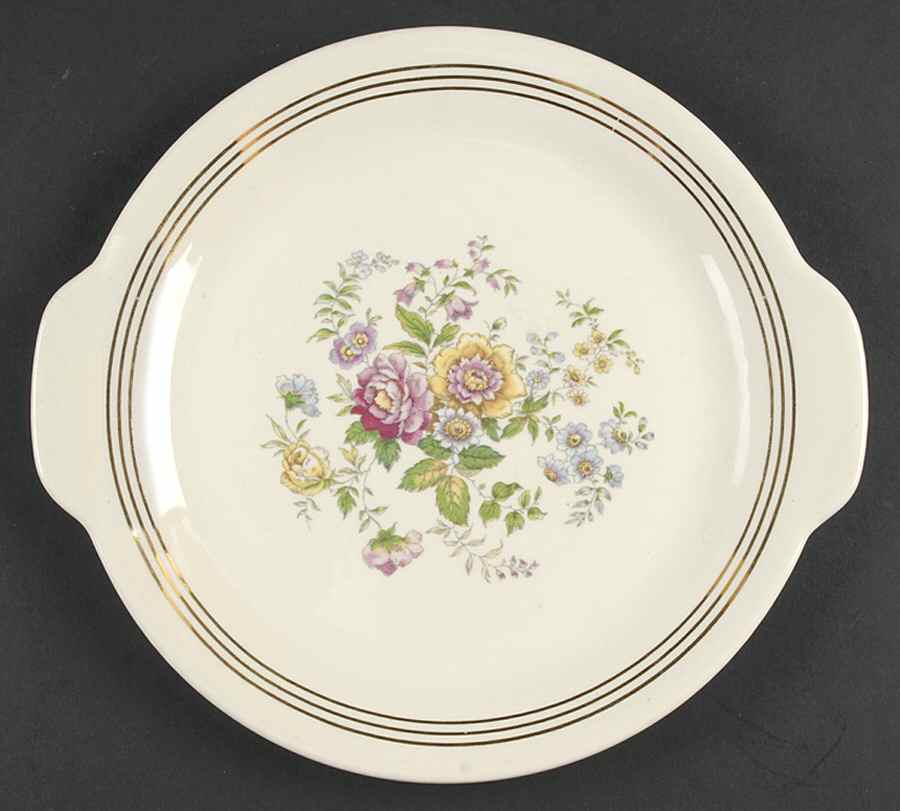 Lady Ann Handled Cake Plate by Royal (USA)-1
