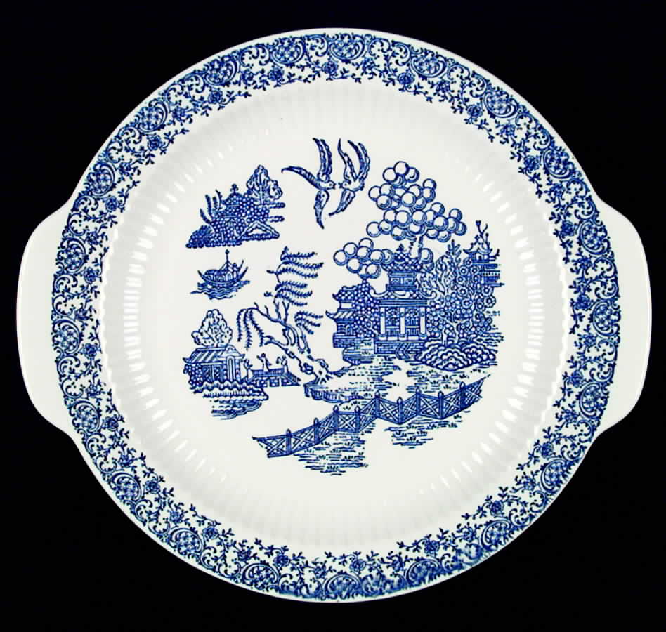 RYL70 Handled Cake Plate by Royal (USA)-1