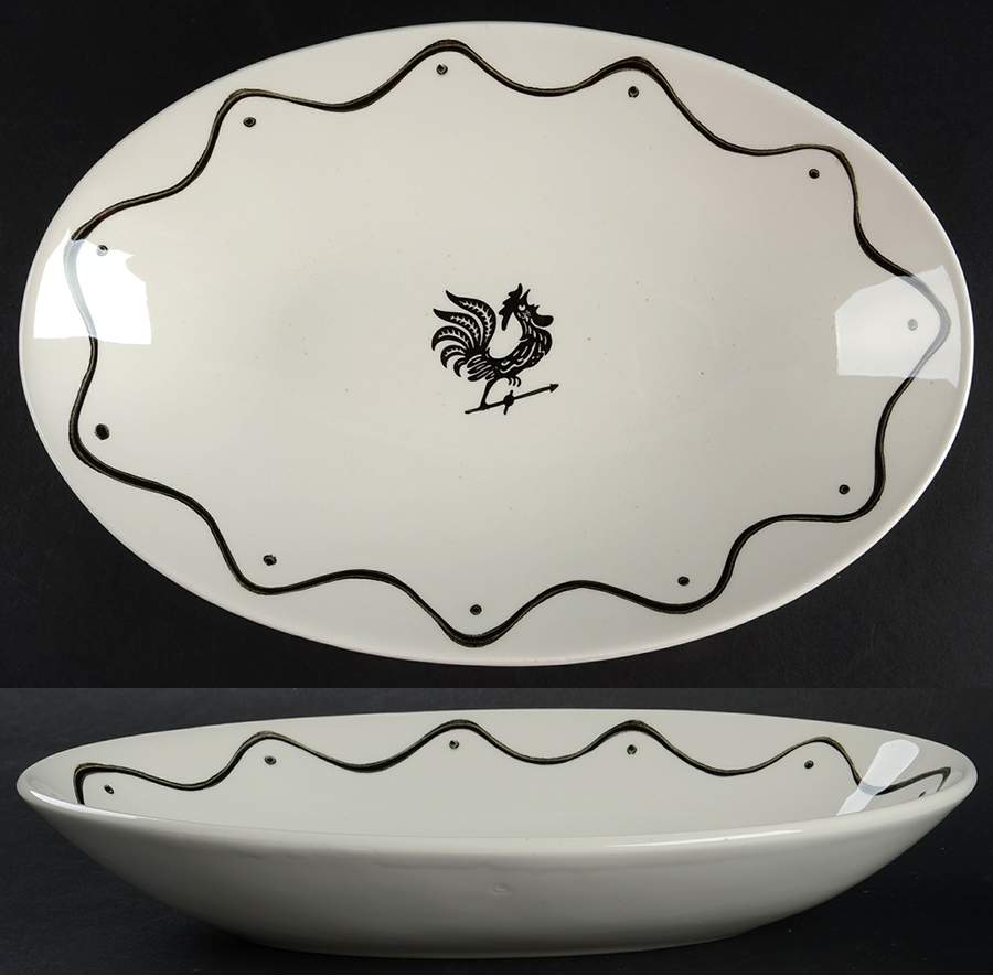 RYL9 10" Oval Vegetable Bowl by Royal (USA)-1