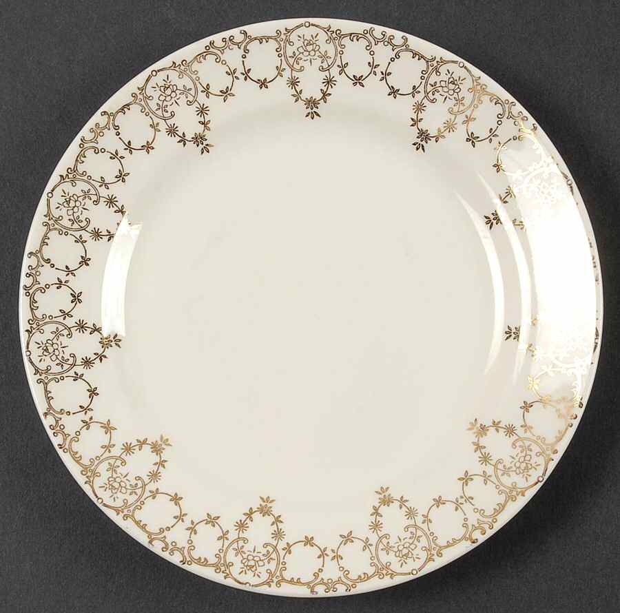 Snowflake Bread & Butter Plate by Royal (USA)-1