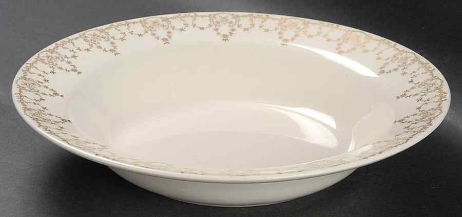 Snowflake 9" Round Vegetable Bowl by Royal (USA)-1