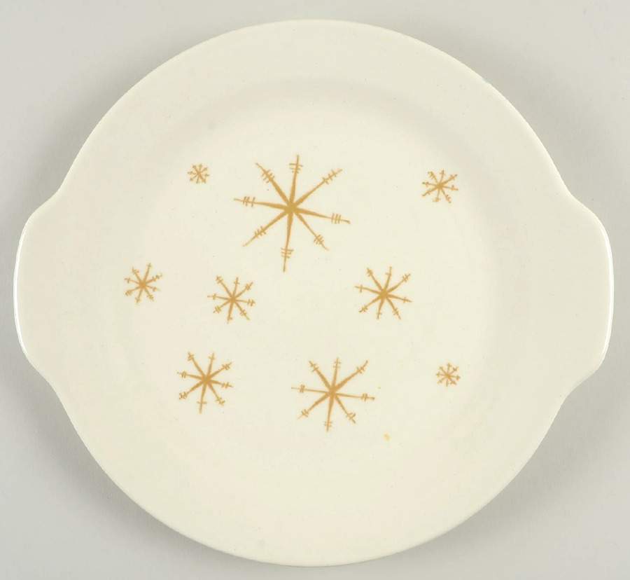 Star Glow (No Trim) Handled Cake Plate by Royal (USA)-1