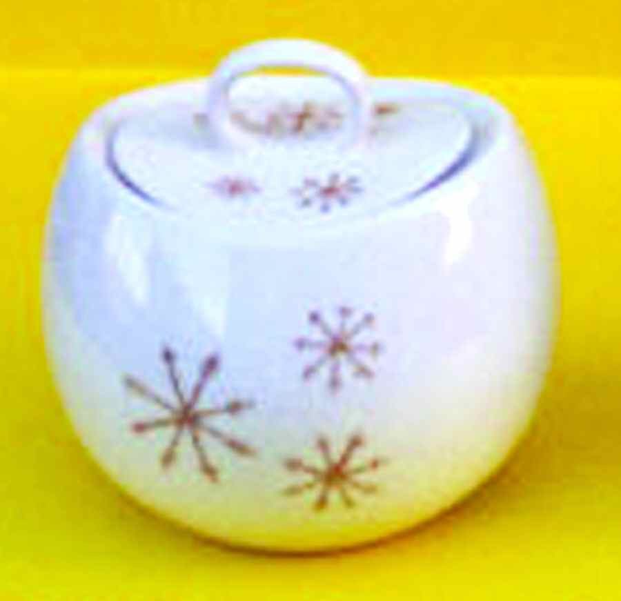 Star Glow (No Trim) Sugar Bowl & Lid by Royal (USA)-1