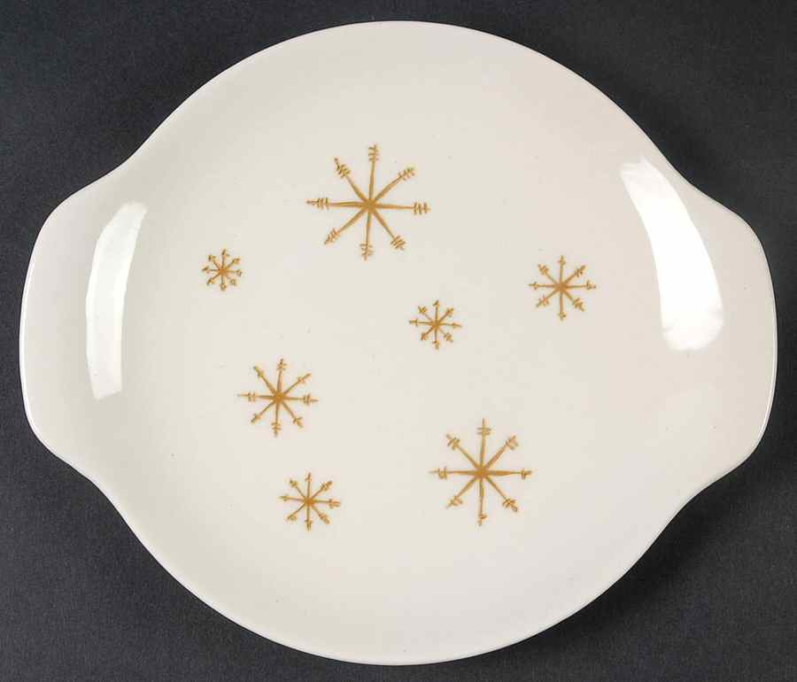 Star Glow (No Trim) Relish/Gravy Underplate by Royal (USA)-1