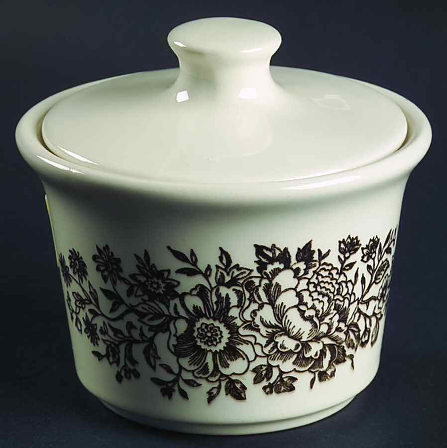 Sussex Sugar Bowl & Lid by Royal (USA)-1