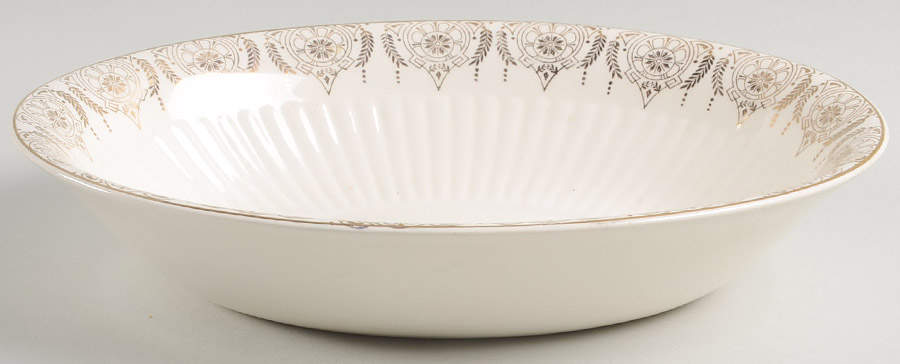 Sylvia 9" Oval Vegetable Bowl by Royal (USA)-1